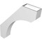 Ekena Millwork 4-in. W x 24-in. D x 28-in. H Legacy Architectural Grade PVC Knee Brace BRCP04X24X28LEC - alternate 5